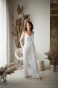 Classic Blue Silk Pajama Set 