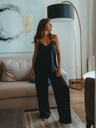 Classic Black Silk Pajama Set