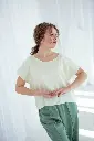 Шовкова кремова блуза "Луіза"