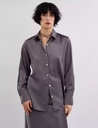 Morgan Grey Silk Blouse