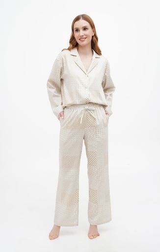 Geometric Cotton Lounge Set